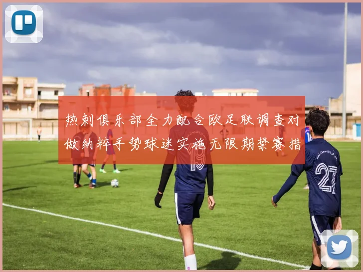 热刺俱乐部全力配合欧足联调查对做纳粹手势球迷实施无限期禁赛措施